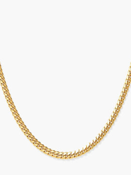 Stainless Steel Flat Snake Bone Chain Necklace (2 Colors , 2 Sizes)