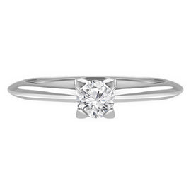 Majesty Diamonds MD190451-3.5 0.4 CT Round Diamond Solitaire Engagemen