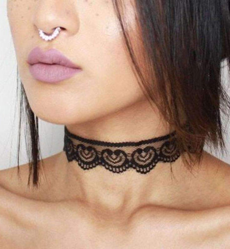 Black Lace Choker