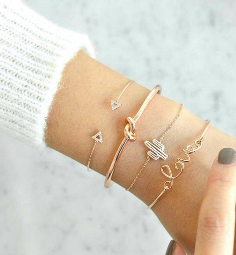 Love Bracelet Stack